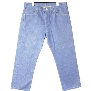 Levi's 501 Mens Straight Leg Shrink To Fit‎ Button Fly Blue Rigid Jeans 501-1404